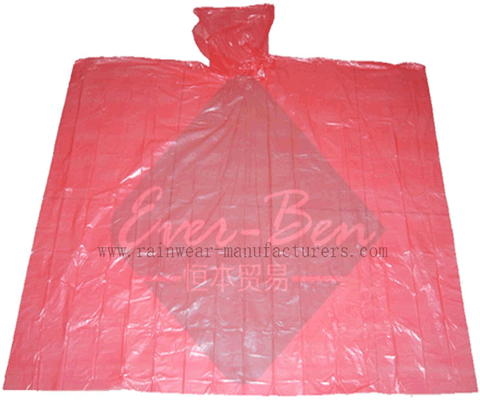 PE disposable rain capes supplier